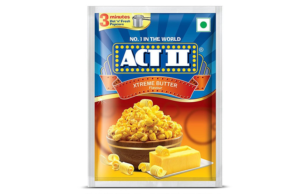 Act II Xtreme Butter Flavour Popcorn   Pack  70 grams